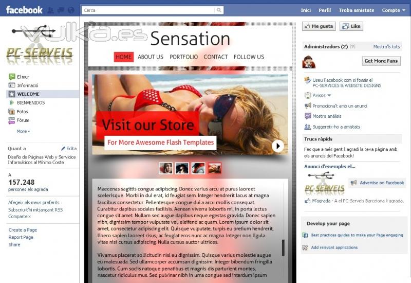 Diseño de páginas de facebook -> http://bit.ly/PC-SERVEIS-facebook