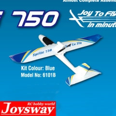 Avion sprite 750 rtf 2.4 ghz joysway rc electrico azul