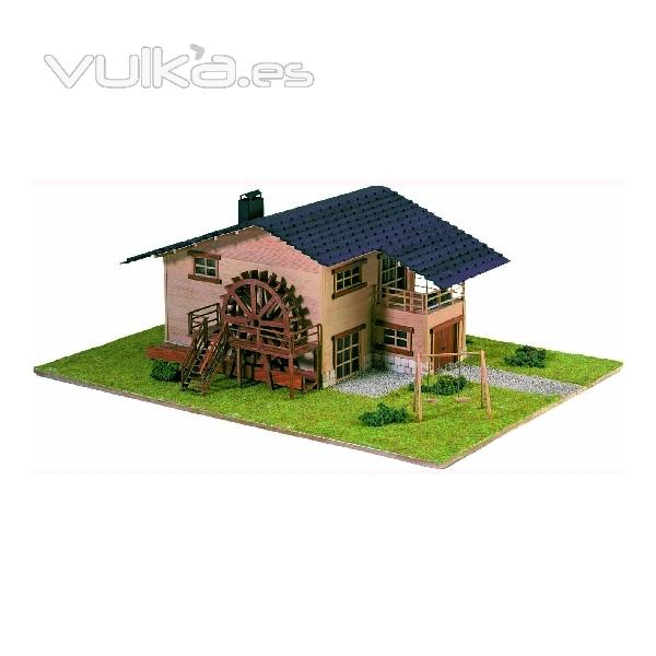 Chalet con noria. Escala 1:72 Artesania Latina