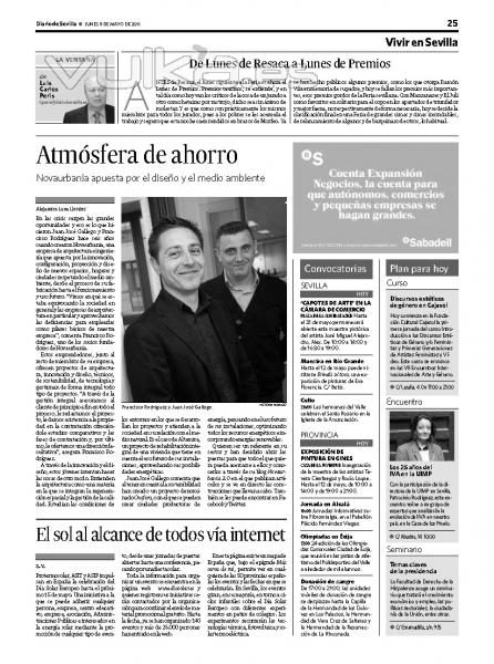 Novaurbania en Diario de Sevilla