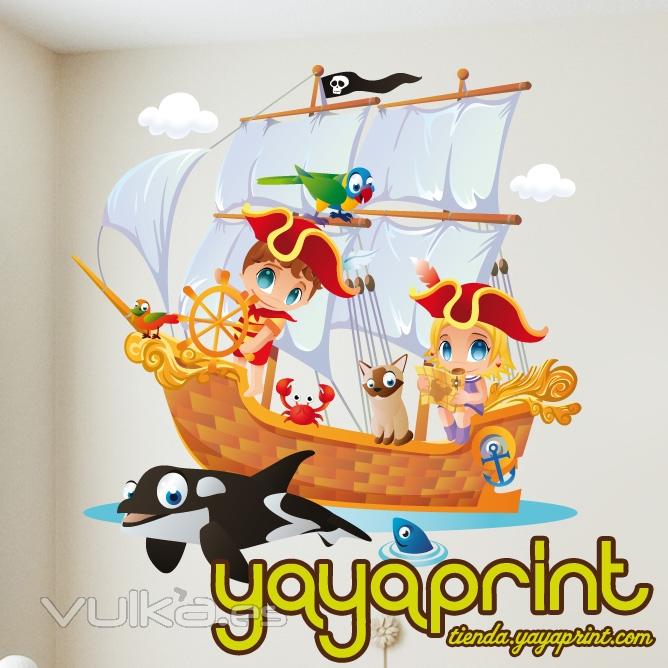 vinilo infantil,vinilo decorativo de pared, pegatinas, bebs nios y nias, decoracin Yayaprint.com