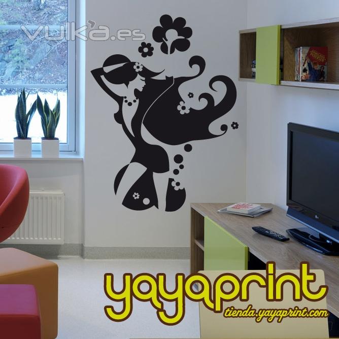 vinilo decorativo de pared, pegatinas, stickers, stikers, decoracin Yayaprint.com