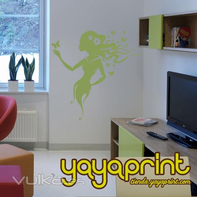 vinilo decorativo de pared, pegatinas, stickers, stikers, decoracin Yayaprint.com