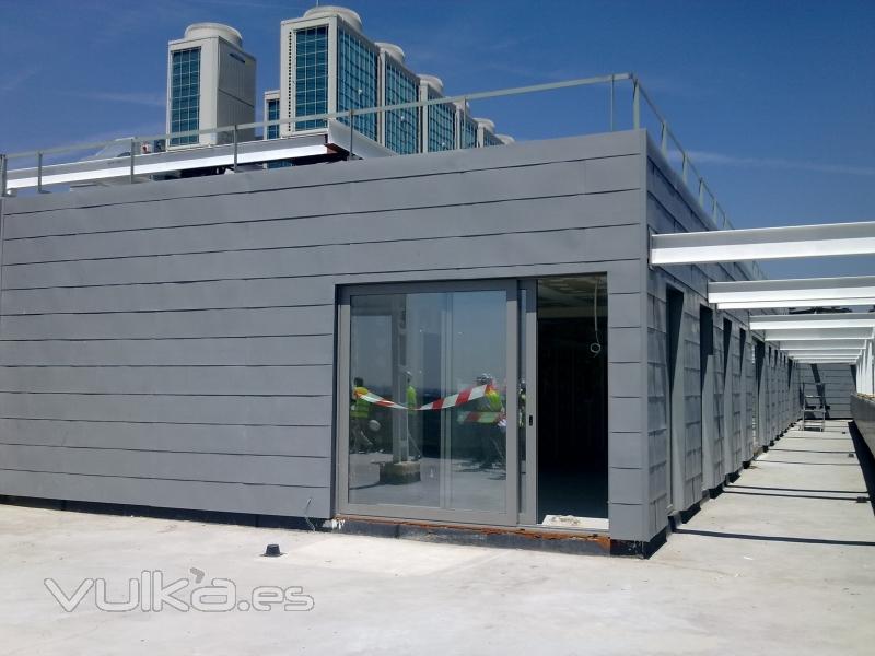 cubierta y fachada de zinc