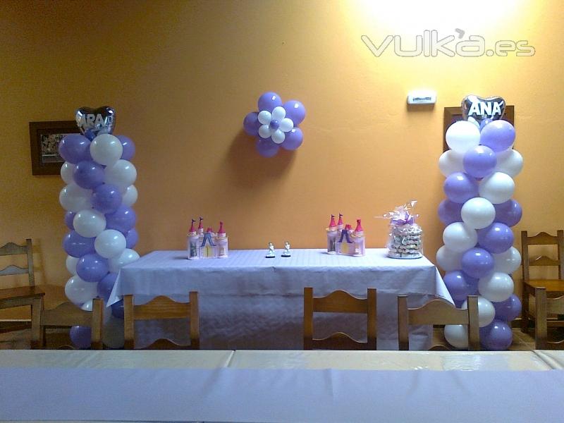 Decoracin con globos