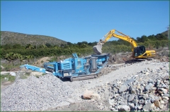 Machacando escombros