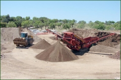 Cribado de material de excavacion
