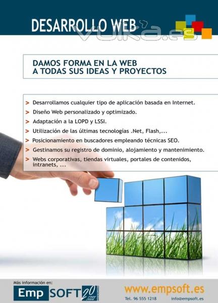 Desarrollo Web e Intranets para empresas.