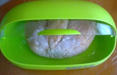 Panera pequena con tapa transparente