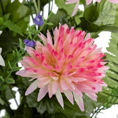 Ramo artificial de flores crisantemos minis rosa en lallimonacom (detalle 1)