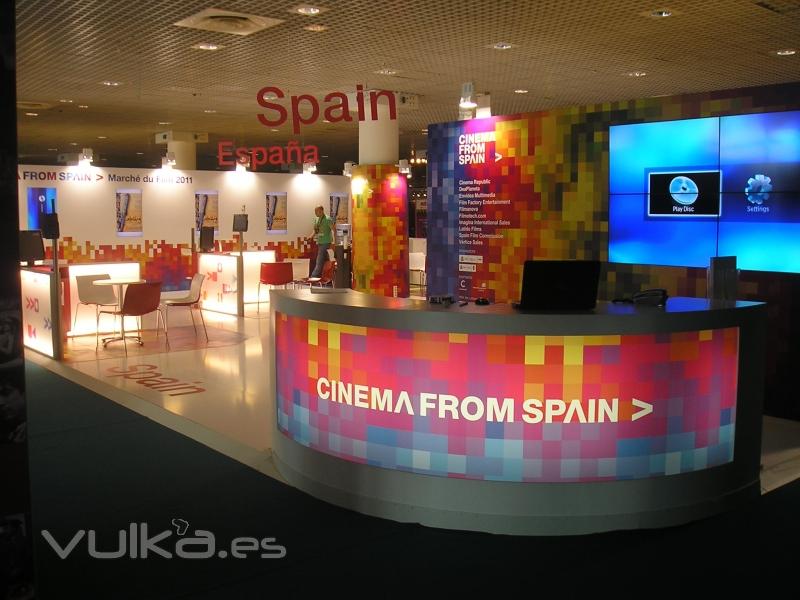 Stand Espaa en el Festival de cine de Cannes 2011