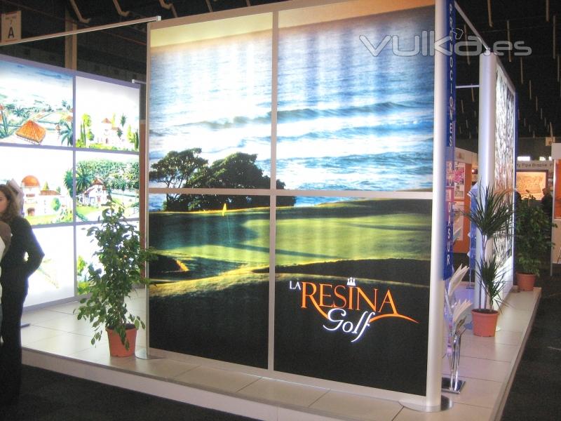 Stand Resina Golf - Recinto de Excel  Londres 