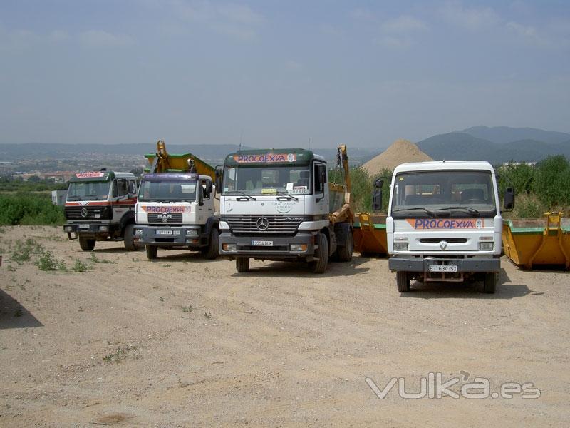 Transporte y gestión de residuos de la construcción.