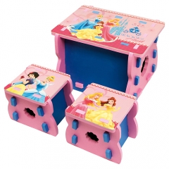 Pupitre infantil +2 taburetes modelo disney princess refbrannj3