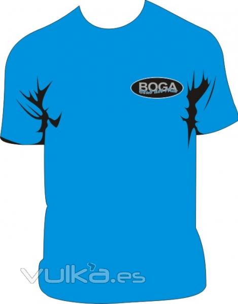 camiseta tecnica para boga club del mar