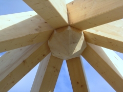 Estructura de madera laminada