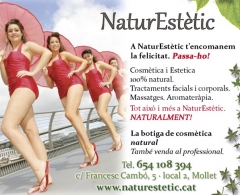 Mollet del valles cosmetica y estetica 100% natural tratamientos faciales y corporales masajes