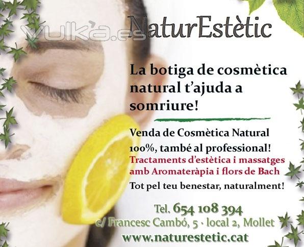 Centro de Esttica. Mollet del Valls. Venta de Cosmetica Natural. Aceite de Argan. Corme.