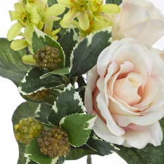 Bouquet flores artificiales bayas y rosas 30 en lallimonacom (detalle 2)