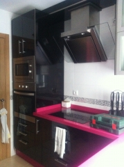 Muebles de cocina Alto brillo negro