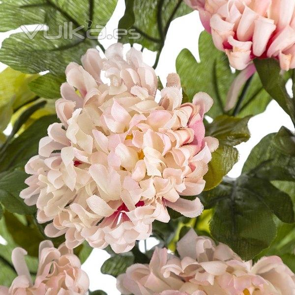 Ramo flores artificiales crisantemos rosas 50 en lallimona.com (detalle 2)