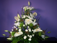 Arreglo en flor blanca
