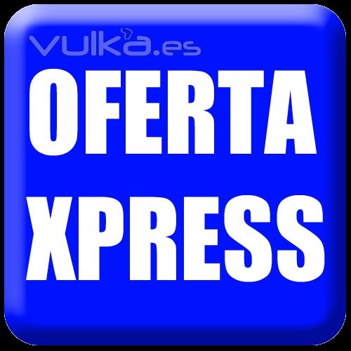 Logo Oferta Xpress especial en reservas online en la web de alquiler de coches de Daperton Premiun