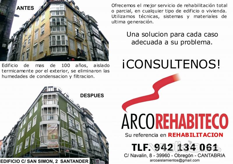 AISLAMIENTO TERMICO EN FACHADAS OBRA SAN SIMON EN SANTANDER