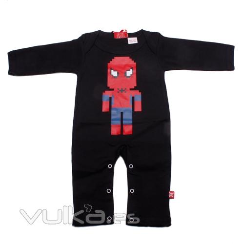 BODYSUIT ORIGINAL Y MODERNO PARA BEBÉ ESTAMPADO SPIDERMAN DE LA MARCA STARDUST