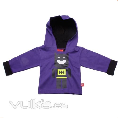 SUDADERA ORIGINAL Y MODERNA PARA BEB Y NIOS CONE STAMPADO DE BATMAN DE LA MARCA STARDUST