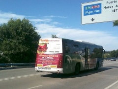 Produccion y fijacion autobus urbano de marbella