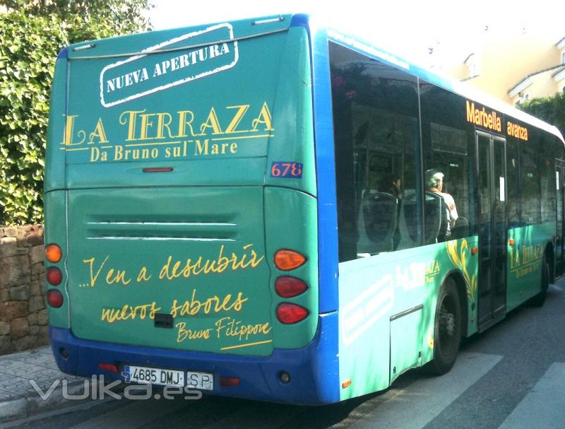 PRODUCCIN Y FIJACIN AUTOBUS URBANO DE MARBELLA DABRUNO