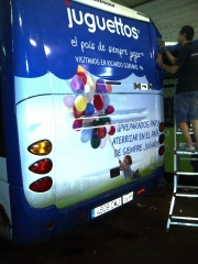 Produccin y fijacin autobus urbano de marbella juguetos