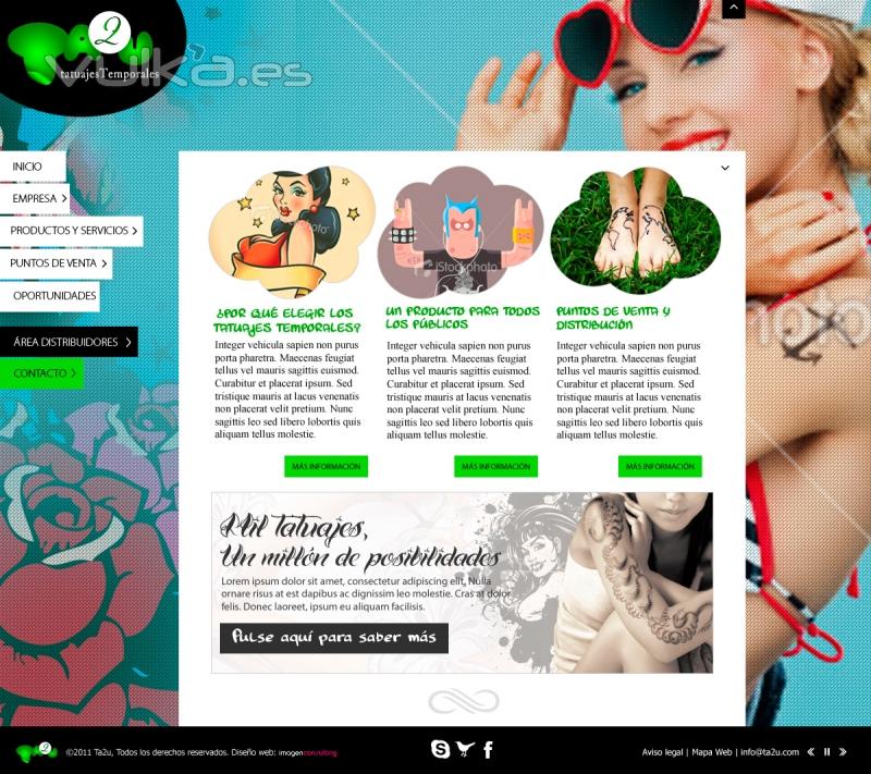 DISEÑO WEB TA2U.ES