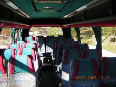 Interior microbus 25 plazas de autocarres najera