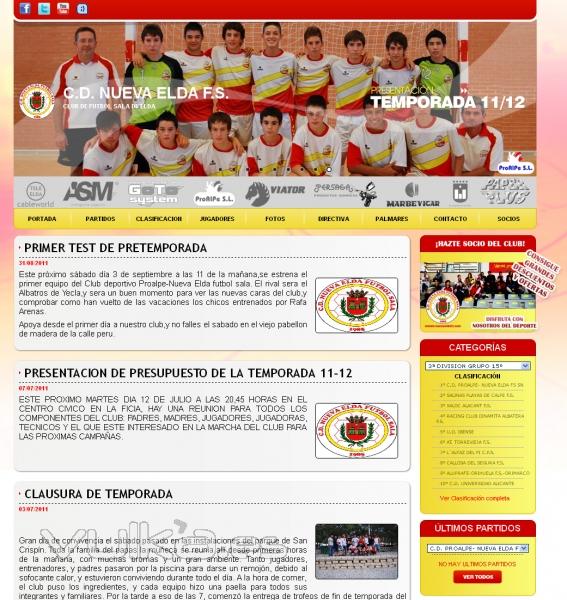 Portafolios: Club Deportivo Nueva Elda Futbol Sala