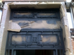 PINTADO DE PUERTA PORTAL IN SITU EN OXIRON EDP PINTORES 695043311