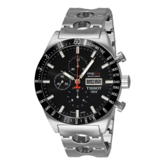 Reloj tissot prs516 de hombre con cronografo automatico y pulsera de acero inoxidable