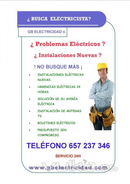 Servicios elécticos en Tenerife GB Electricidad 657 237 346