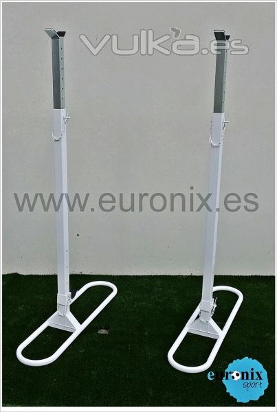 Soportes metálicos para sentadillas. (www.euronix.es)