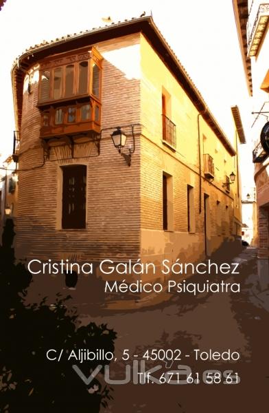 Cristina Galn Snchez, Psiquiatra - C/ Aljibillo, 5 Toledo