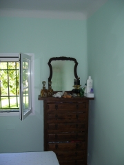 Dormitorio pintado con pintura plstica