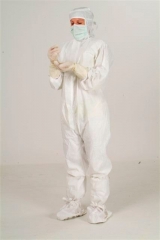 Kit estericleanguard® - topguard® blanco (buzo sin capucha + cubrecalzo elastico media cana con lazo