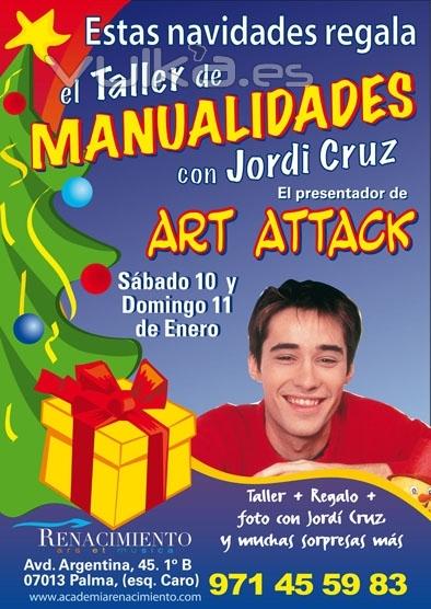 Taller de manualidades con Jordi Cruz  en Navidad