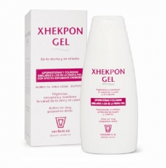 XHEKPON Gel de baño dermoprotector con colágeno natural. Hidrata y suaviza la piel.