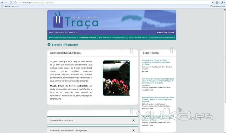 Diseo Web: www.traca.cat