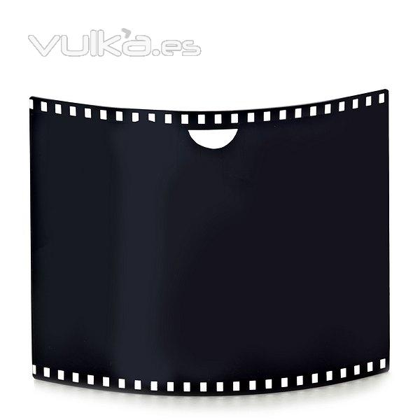 Portafotos film negro oval para fotos 10x15 horizontales en lallimona.com (detalle 2)