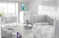 Coleccion para bebe patch gris, de petit praia