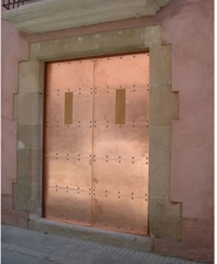 Restauración puerta casa s. XVII