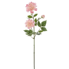 Flores artificiales. rama con dalias artificiales rosas 85 en lallimona.com (detalle 1)